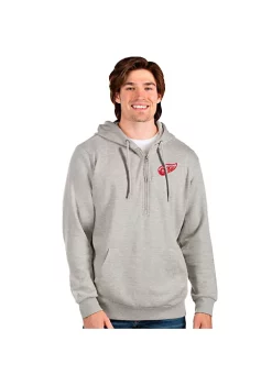 Top 10 💯 NHL Detroit Red Wings Men's Action Quarter Zip Hood by Antigua® 😍