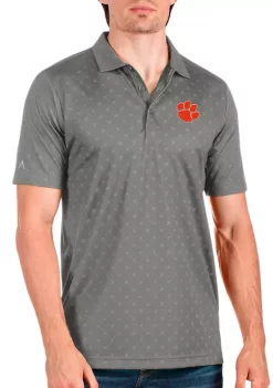 Promo 🥰 NCAA Clemson Tigers Mens Spark Polo by Antigua® 🥰 -Deals Antigua® Store Belk 6390