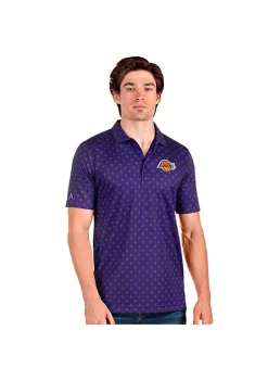 Cheap 🧨 Los Angeles Lakers NBA LA Lakers Men's Spark Polo by Antigua® ✨ -Deals Antigua® Store Belk 6448
