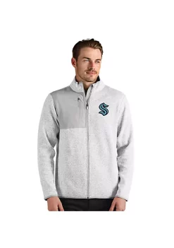 Top 10 🌟 NHL Seattle Kraken Men's Fortune Full Zip by Antigua® 👏