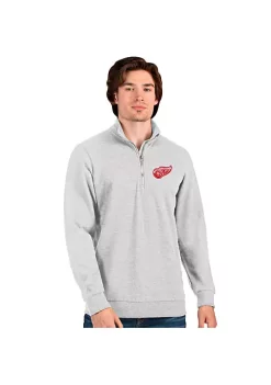 Best Pirce 😀 NHL Detroit Red Wings Men's Action Quarter Zip Pullover by Antigua® 🎁