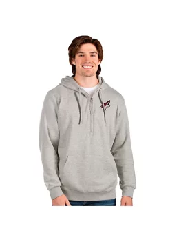 Best Pirce 🔔 NHL Arizona Coyotes Men's Action Quarter Zip Hood by Antigua® 💯