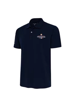 New 🔥 MLB Houston Astros World Series Champs 2022 Men's Tribute Polo Tall by Antigua® ✔️ -Deals Antigua® Store Belk 6926