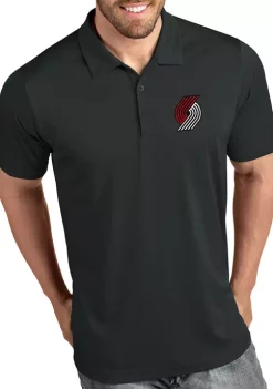 Wholesale 🥰 NBA Portland Trail Blazers Men's Tribute Polo 👚 Shirt by Antigua® ✨ -Deals Antigua® Store Belk 6957