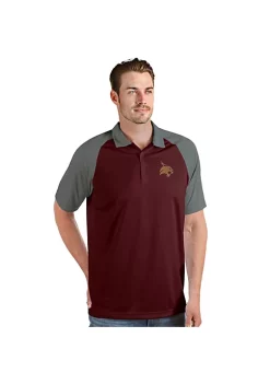 Hot Sale 💯 NCAA Texas State Bobcats Mens Nova Polo by Antigua® 🔔 -Deals Antigua® Store Belk 6980