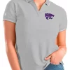 Hot Sale 😀 NCAA Kansas State Wildcats 👩 Womens Affluent Polo by Antigua® ❤️