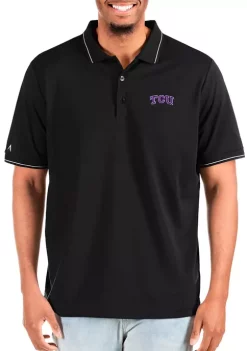 Coupon 🧨 NCAA TCU Horned Frogs Mens Affluent Tall Polo by Antigua® 👍 -Deals Antigua® Store Belk 7236