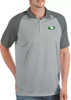 Flash Sale 🔥 NCAA North Dakota Fighting Hawks Mens Nova Polo by Antigua® 🧨 -Deals Antigua® Store Belk 7331
