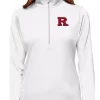 Discount ❤️ NCAA Rutgers Scarlet Knights 👩 Womens Tribute Pullover by Antigua® ❤️