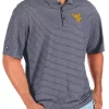 Outlet 😍 NCAA West Virginia Mountaineers Mens Esteem Tall Polo by Antigua® ⌛