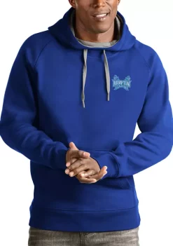 Outlet 🎁 NCAA Hampton University Victory Pullover Hood by Antigua® 🧨 -Deals Antigua® Store Belk 761