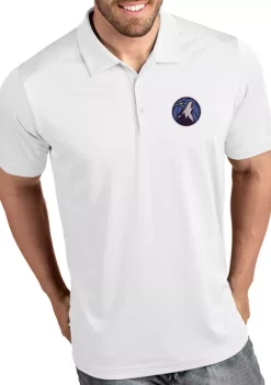 Flash Sale ⭐ NBA Minnesota Timberwolves Men's Tribute Polo 👕 Shirt by Antigua® ✔️