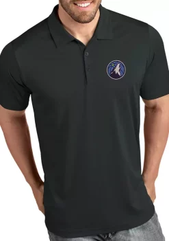 Flash Sale ⭐ NBA Minnesota Timberwolves Men's Tribute Polo 👕 Shirt by Antigua® ✔️ -Deals Antigua® Store Belk 7648