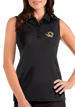 Coupon 🌟 Women's NCAA Missouri Tigers Sleeveless Tribute Top by Antigua® 🎉 -Deals Antigua® Store Belk 7718