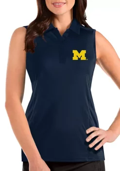 Top 10 😉 Women's NCAA Michigan Wolverines Sleeveless Tribute Top by Antigua® 😉 -Deals Antigua® Store Belk 7721