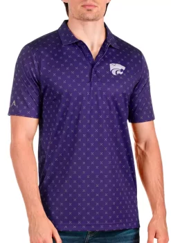Discount ⭐ NCAA Kansas State Wildcats Mens Spark Polo by Antigua® ⭐ -Deals Antigua® Store Belk 7735