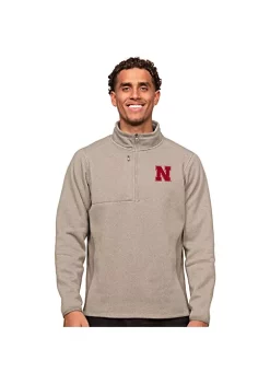 Hot Sale 👏 NCAA Nebraska Cornhuskers Course Pullover by Antigua® 😉 -Deals Antigua® Store Belk 7835