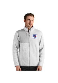 Buy ❤️ NHL New York Rangers Men's Fortune Full Zip by Antigua® 🧨