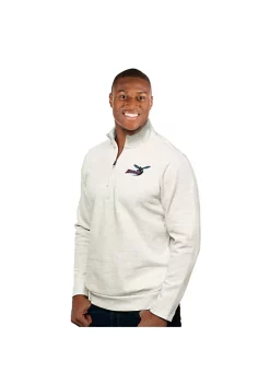 Discount 😍 HBCU Delaware State Hornets Gambit Pullover by Antigua® 👍