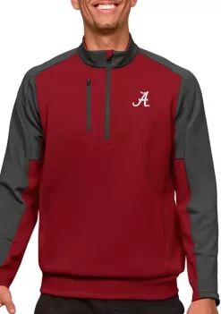 Best Pirce 😉 NCAA Alabama Crimson Tide 1/4 Zip Sweatshirt by Antigua® 🥰