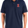 Budget ⭐ NCAA Illinois Fighting Illini Mens Affluent Tall Polo by Antigua® ✔️