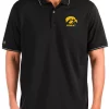 Budget 👍 NCAA Iowa Hawkeyes Mens Affluent Tall Polo by Antigua® ✨