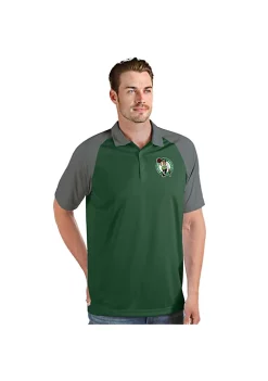 Budget 👍 NBA Boston Celtics Men's Nova Polo by Antigua® ✨ -Deals Antigua® Store Belk 8266