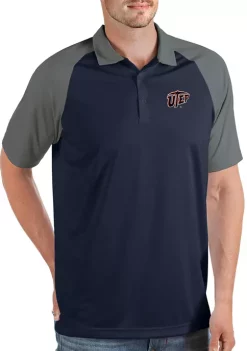 Best Pirce 🤩 NCAA UTEP Miners Mens Nova Polo by Antigua® 😉