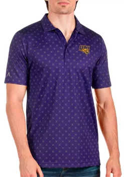 Best Sale 🎁 NCAA Northern Iowa Panthers Mens Spark Polo by Antigua® 👍 -Deals Antigua® Store Belk 8398