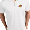 Best Pirce 👏 NBA Los Angeles Lakers Men's Tribute Polo 👕 Shirt by Antigua® ⌛