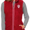 Outlet 🔥 NCAA Indiana Hoosiers Solid Garments Woven Grace Vest by Antigua® 🛒
