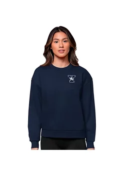 Hot Sale ✔️ NCAA Yale Bulldogs Victory Crew Pullover by Antigua® 👍 -Deals Antigua® Store Belk 8870