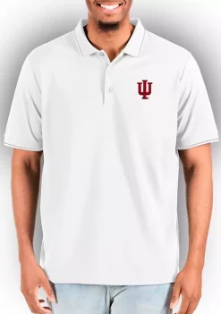Best Pirce ✨ NCAA Indiana Hoosiers Mens Affluent Tall Polo by Antigua® ⭐ -Deals Antigua® Store Belk 9050