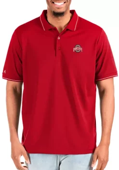Best Pirce 🤩 Ohio State Buckeyes NCAA Ohio State Mens Affluent Tall Polo by Antigua® 🔔