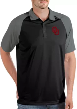 Best Sale 🌟 NCAA Oklahoma Sooners Mens Nova Polo by Antigua® ✨