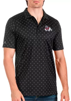 Best Pirce 🎁 NCAA Fresno State Bulldogs Mens Spark Polo by Antigua® 🧨 -Deals Antigua® Store Belk 9273