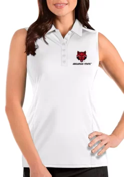Budget 👏 Women's NCAA Arkansas State Red Wolves Sleeveless Tribute Top by Antigua® ❤️
