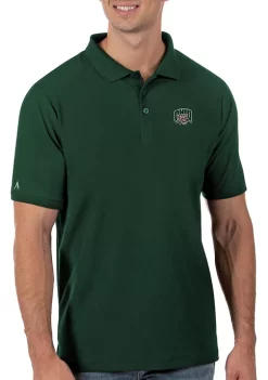 Outlet 👍 Men's NCAA Ohio Bobcats Legacy Piqué Polo by Antigua® ✨ -Deals Antigua® Store Belk 9341