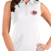 Hot Sale 🎉 Women's MLB Cincinnati Reds Sleeveless Tribute Top by Antigua® 😀