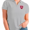 Promo ✨ NCAA Harvard Crimson 👩 Womens Affluent Polo by Antigua® 🛒