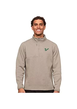 Discount ✨ NCAA South Florida Bulls Course Pullover by Antigua® 👏 -Deals Antigua® Store Belk 9627