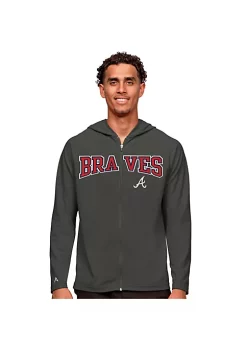 Cheap 🎁 MLB Atlanta Braves Men's Legacy Zip Hood by Antigua® ❤️ -Deals Antigua® Store Belk 9650