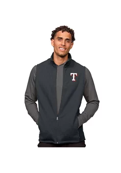 Best Pirce ✔️ MLB Texas Rangers Men's Course Vest by Antigua® 🥰 -Deals Antigua® Store Belk 9740